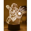 Lempa 3D Led Marvel