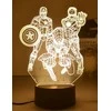 Lempa 3D Led Marvel