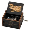 Muzikinė dėžutė Beauty and beast juoda