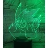 Vaikiškas šviestuvas 3D Led Pokemon