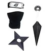 Žaislas Rinkinys Naruto - Kunai small + Shuriken + Headband + Mask