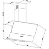 Gartraukis ELEYUS HOOD DNL L 14 150 60 WH Baltas 60 cm 311 m3/h