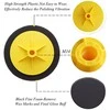 Juoda poliravimo kempinė MINKŠTA - prisukama M14, diametras 150mm PoshPad