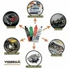 VISBELLA juodos spalvos silikoninis sandariklis 105g 315