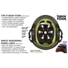 S1 LIFER HELMET - Juodas MATTE WITH CYAN STRAPS S