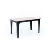 Bond Artisan Oak Dining Table, juodos kojos, 139cm