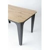 Bond Artisan Oak pietų stalas, antracitas, 120 cm