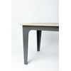 Bond Artisan Oak pietų stalas, antracitas, 120 cm