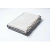 Pledas su kutais, pilka WF, 150x200, 100% linas