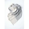 Pledas su kutais, pilka WF, 150x200, 100% linas