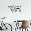 Mioli Decor Dekoratyvinis metalinis sienu priedas World Map 15