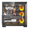 DarkFlash C280 computer case (juodas) + 7 fans