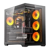 DarkFlash C280 computer case (juodas) + 7 fans