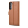 Dėklas iCarer Haitang Odinė piniginė Odinė Samsung Galaxy S22 + (S22 Plus) Piniginės Korpusas Rudas (AKSM05BN)