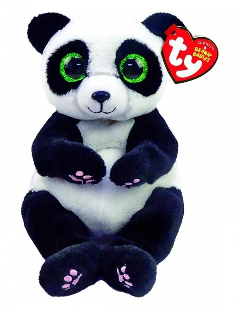 TY Pliušinis žaislas - panda, 15 cm aprašymas - Prekės nuotrauka