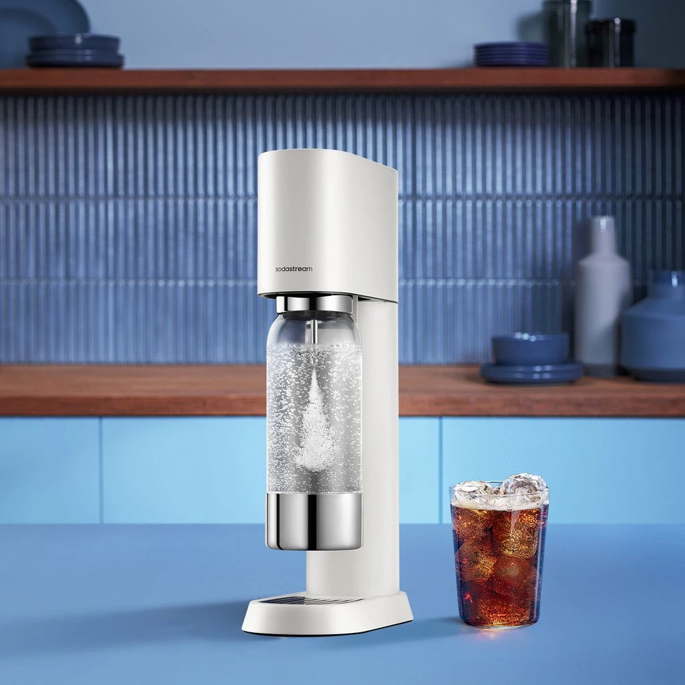 Gazuotų gėrimų gaminimo aparatas SodaStream Enso, smėlio spalvos aprašymas - Prekės nuotrauka