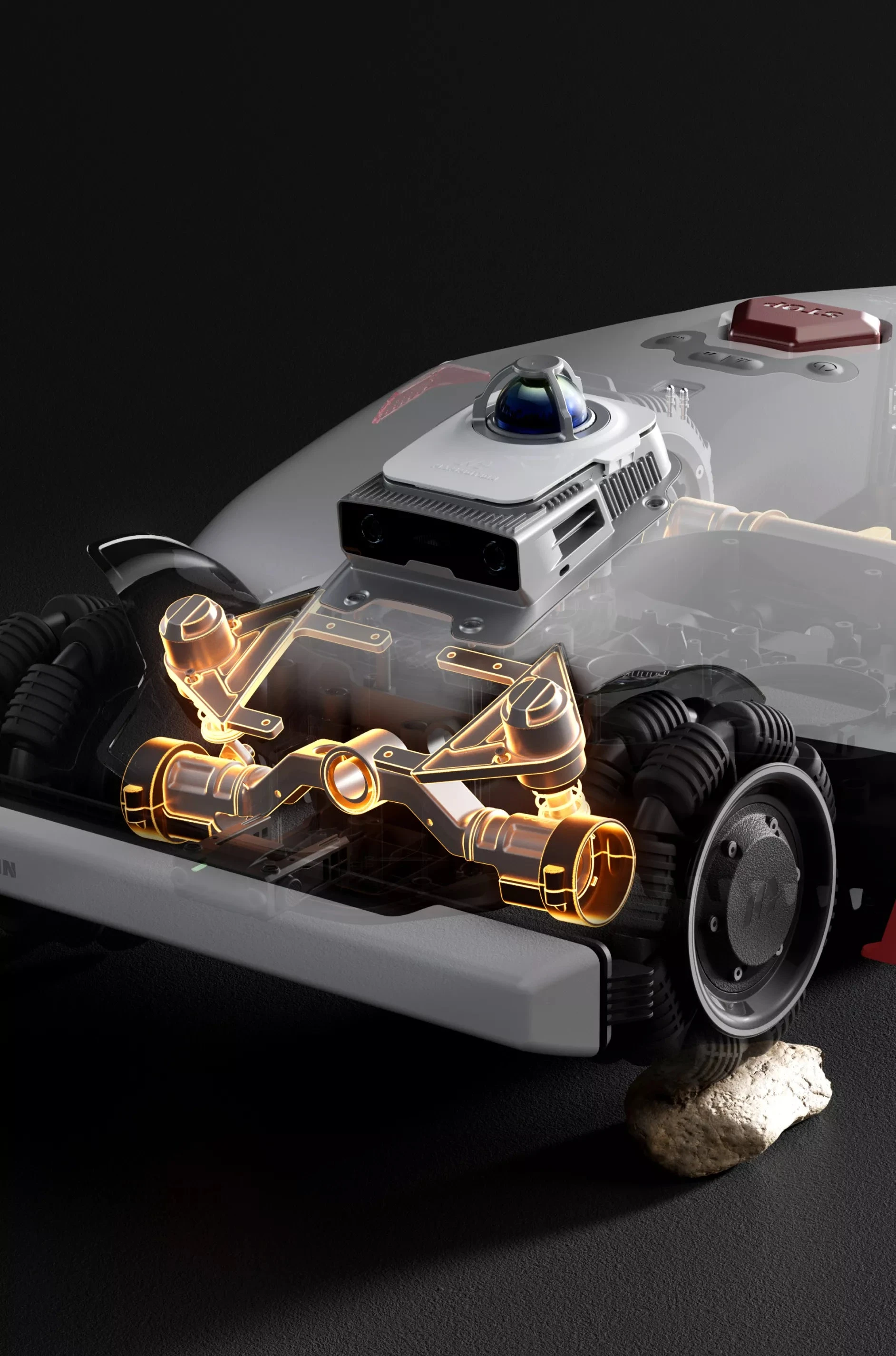 Vejos robotas Mammotion Luba 3 AWD 3000 LiDAR & NetRTK, 3000㎡ aprašymas - Prekės nuotrauka