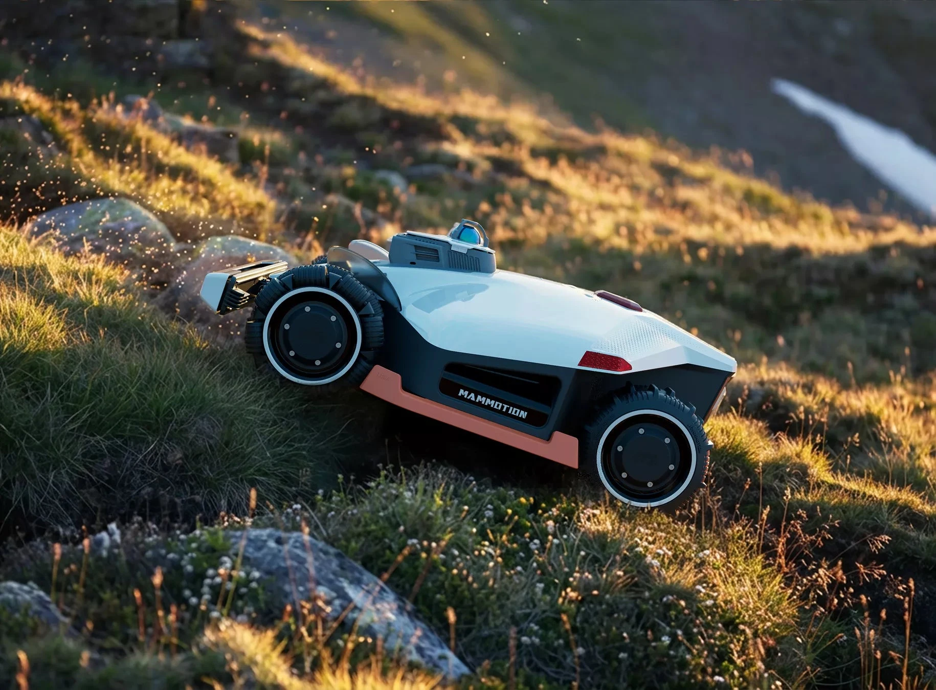 Vejos robotas Mammotion Luba 3 AWD 3000 LiDAR & NetRTK, 3000㎡ aprašymas - Prekės nuotrauka