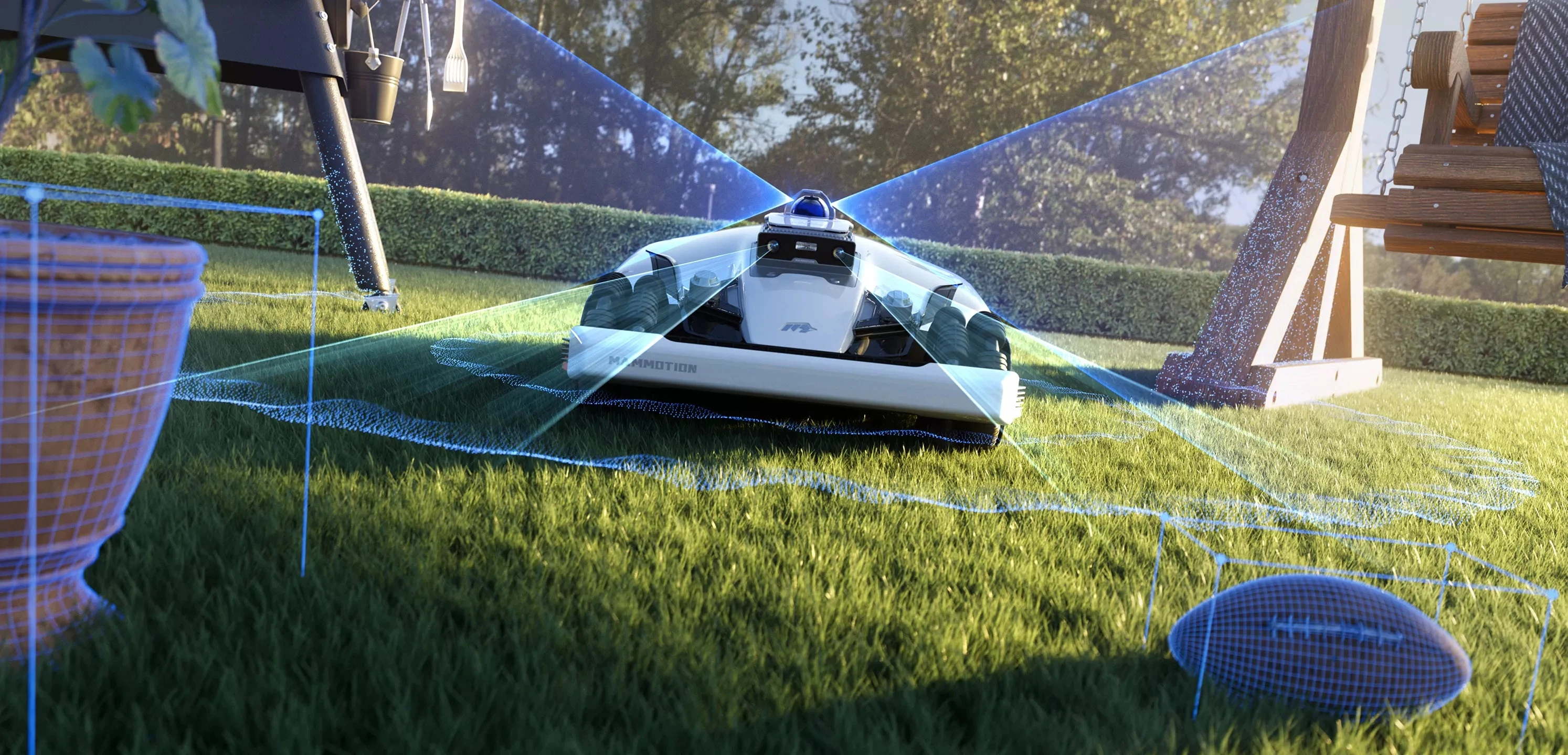 Vejos robotas Mammotion Luba 3 AWD 3000 LiDAR & NetRTK, 3000㎡ aprašymas - Prekės nuotrauka