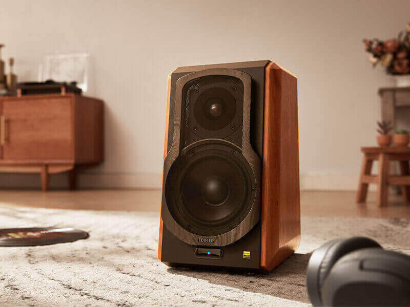 Kolonėlės Edifier S1000W, WiFi/Bluetooth, Rudos spalvos aprašymas - Prekės nuotrauka