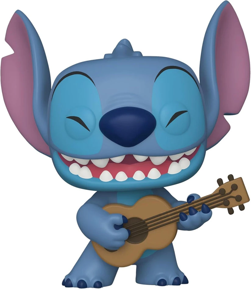 FUNKO POP! Vinilinė figūrėlė: Disney: Lilo & Stitch - Stitch with Ukulele, 9 cm aprašymas - Prekės nuotrauka