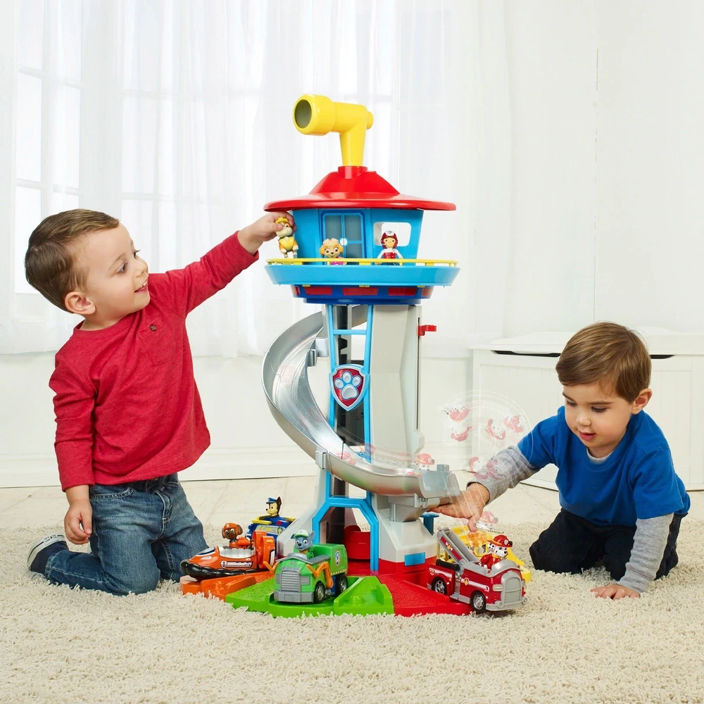 Spin Master Paw Patrol - „My Size Lookout Tower“ apžvalgos bokštas su figūrėle ir automobiliu, 75 cm aprašymas - Prekės nuotrauka