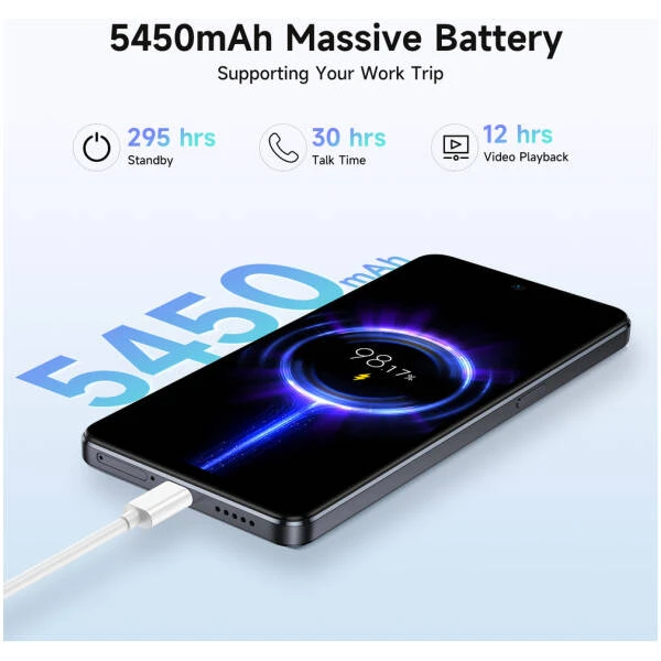 Telefonas Ulefone Note 18 Pro 6/256GB Titanium aprašymas - Prekės nuotrauka