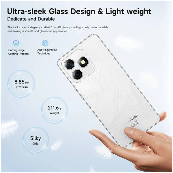 Telefonas Ulefone Note 18 Pro 6/256GB Titanium aprašymas - Prekės nuotrauka