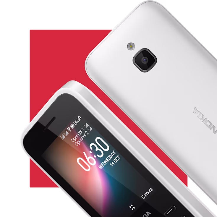 Mobilusis telefonas Nokia 6300 Dual Sim 4G, pilkos spalvos aprašymas - Prekės nuotrauka