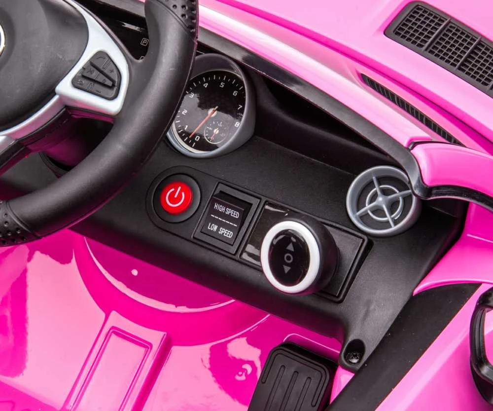 Milly Mally Akumuliatorinis automobilis vaikams „Mercedes-Benz SLC“, rožinės spalvos aprašymas - Prekės nuotrauka
