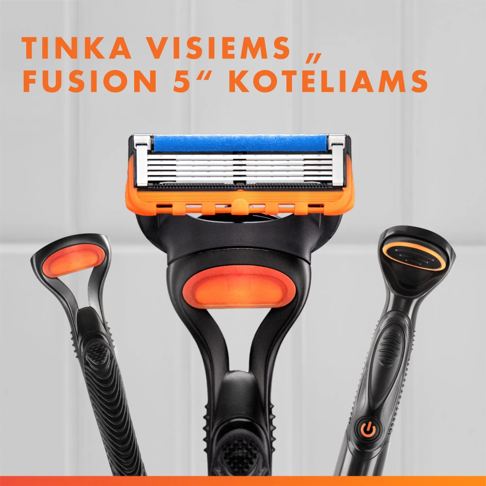 Gillette Fusion5 skustuvas vyrams, 11 peiliukų aprašymas - Prekės nuotrauka