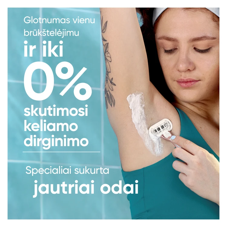 Skustuvo moterims Gillette Venus Deluxe Smooth Sensitive keičiamos galvutės, 10 vnt. aprašymas - Prekės nuotrauka