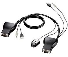 D-Link KVM-221 2-Port USB KVM Switch with Audio Support KVM(Keyboard/Video/Mouse) Switch, VGA, feeds from jungtys W