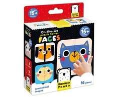 Dėlionė On-the-Go Puzzle Halves Faces