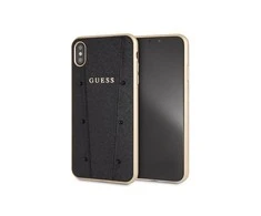 Dėklas Guess iPhone XR Guess Kaia Hard Case Juodas