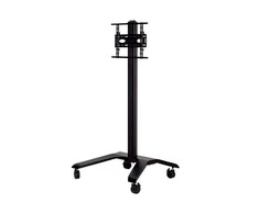 Laikiklis B-Tech Universalus plokščio ekrano vežimėlis (VESA 600 x 400) - 1,7 m kolona, 177,8 cm (70"), 70 kg, 600 x 400 mm, juodas
