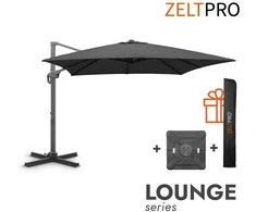 Zeltpro Lauko skėtis su Solid padu (užvalkalas dovanų) Lounge Antracito
