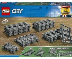 LEGO® City Bėgiai ir posūkiai (60205)