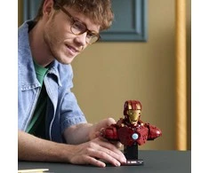LEGO® ǀ Marvel Geležinio žmogaus MK4 biustas, modelis 76327