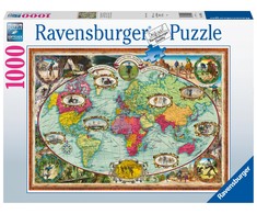 Ravensburger Dėlionė 1000 vnt. - Pasaulio žemėlapis