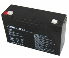 Švino akumuliatorius VIPOW 6V 12Ah