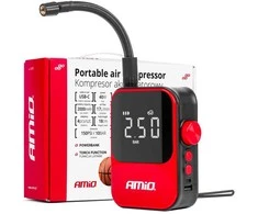 Belaidis automobilinis kompresorius 40W su powerbank AMIO-03690