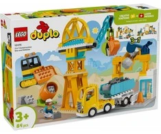 LEGO® DUPLO® Town „3 in 1“ statybvietė ir transporto priemonės 10476