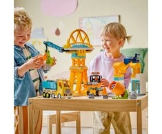 LEGO® DUPLO® Town „3 in 1“ statybvietė ir transporto priemonės 10476