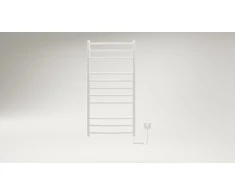 Elektrinis, baltas rankšluosčių džiovintuvas-gyvatukas Nemo Lux Standard 11, 105x48 cm