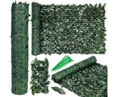 MultiGarden Tamsiai žalia dirbtinė gyvatvorė 100x300 cm