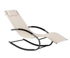 Supamasis sodo gultas ModernHOME, smėlio spalvos