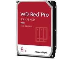 HDD WESTERN DIGITAL Raudona Pro 8TB SATA 3.0 256 MB 7200 rpm 3,5" WD8005FFBX