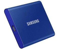 Išorinis kietasis diskas SSD SAMSUNG|T7/1TB/USB 3.2/Rašymo greitis 1000 MBytes/sec/Skaitymo greitis 1050 MBytes/sec/MU-PC1T0H/WW
