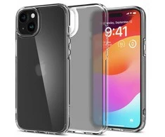 Spigen Ultra Hybrid Matte dėklas skirtas Apple iPhone 15 Plus, spalva - Frost Clear